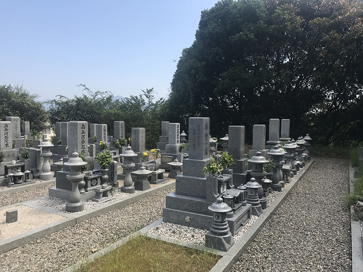 大竹市営　黒川墓苑の墓　通常区画全体