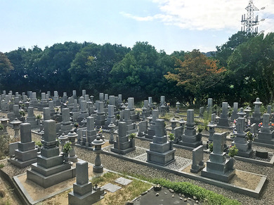 大竹市営　黒川墓苑の外観