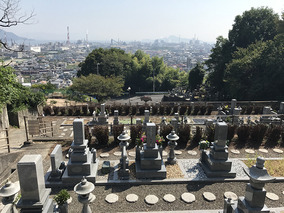 大竹市営　立戸墓苑の全体写真