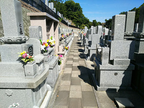 北九公園墓地の全体写真