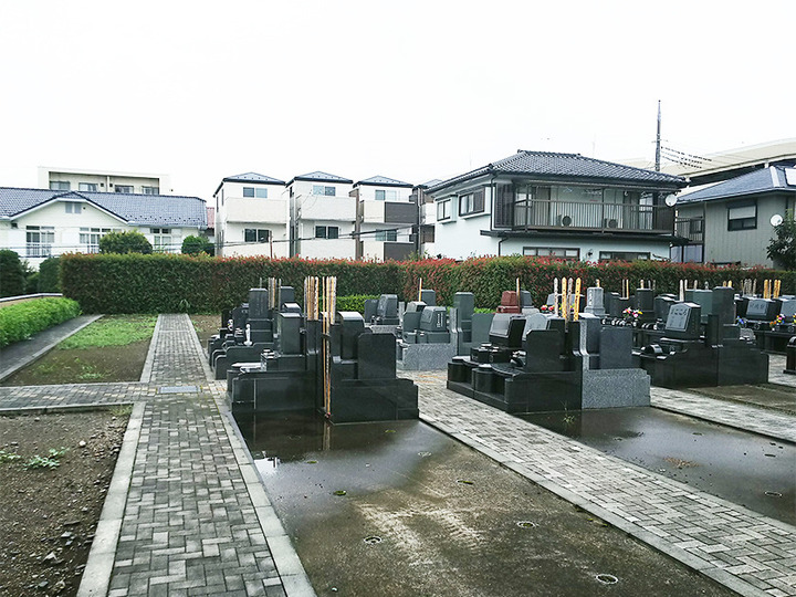 二度栗山墓苑の全体写真