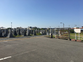 瑞穂市営　ほづみ霊園の入り口