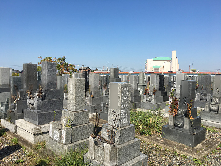 瑞穂市営　ほづみ霊園の墓　通常区画全体
