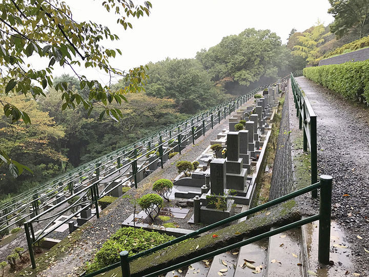 高槻市公園墓地の全体写真