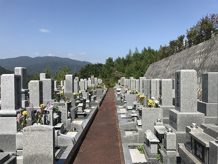 廿日市市営　霊峯墓苑の墓　通常区画全体