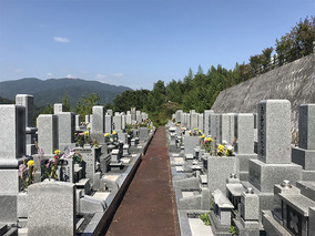 廿日市市営　第二霊峯墓苑の墓　通常区画全体