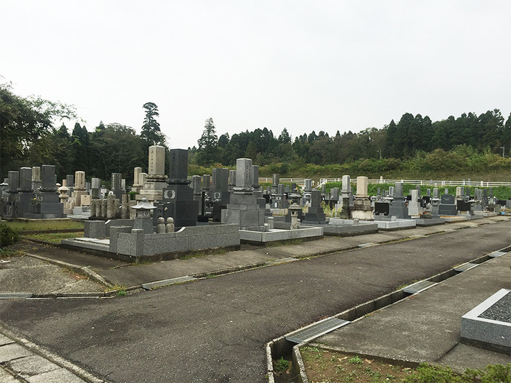 かほく市営　宇ノ木墓地公園の全体写真