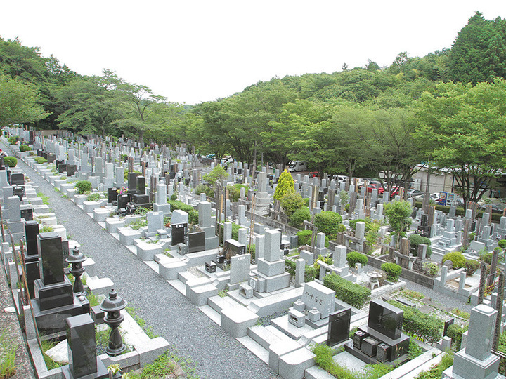東京秋田霊園の全体写真