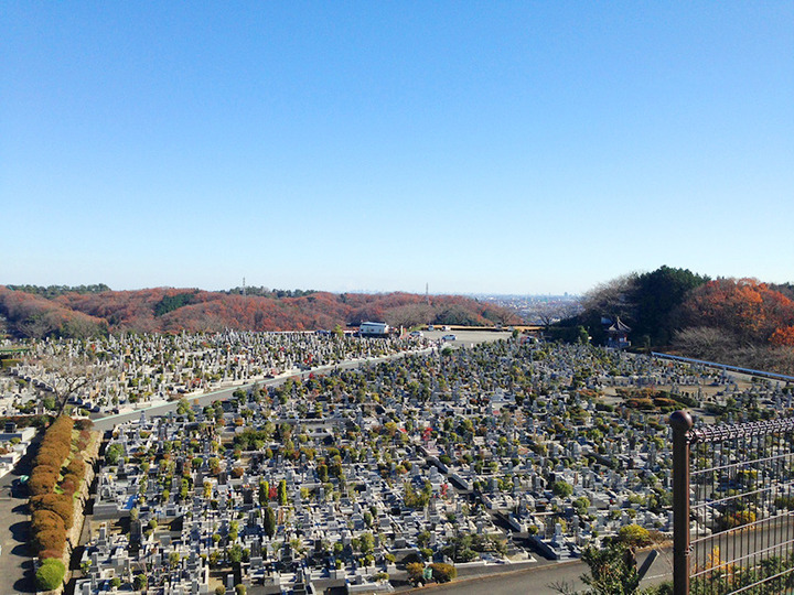 西多摩霊園の全体写真