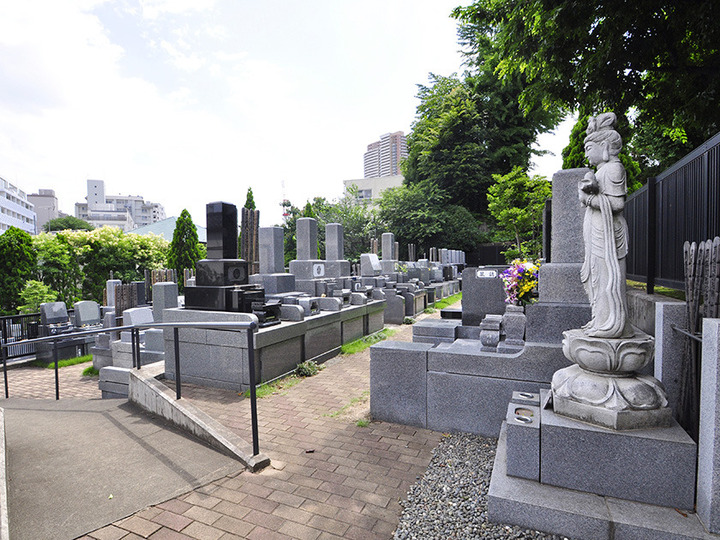 恵光メモリアル新宿浄苑の墓　通常区画全体