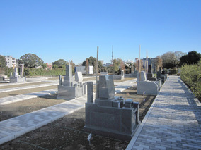 寛永寺徳川浄苑の墓　通常区画全体