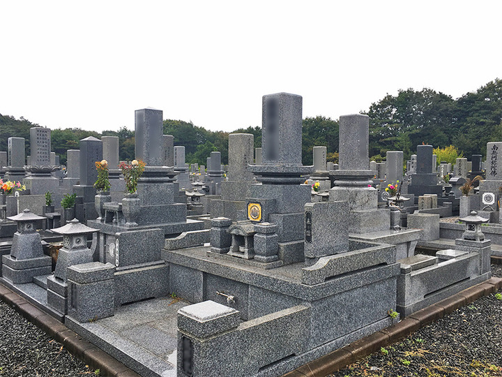 宇部市営　白石公園墓地第一墓園の外観
