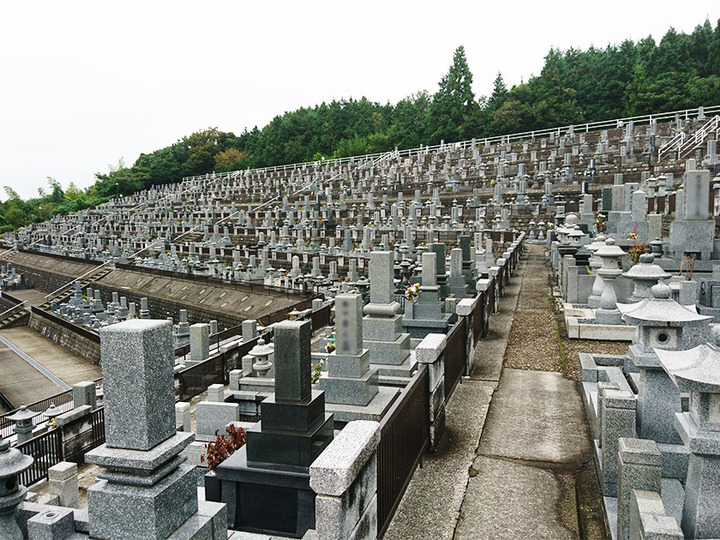 益田墓地公園の全体写真