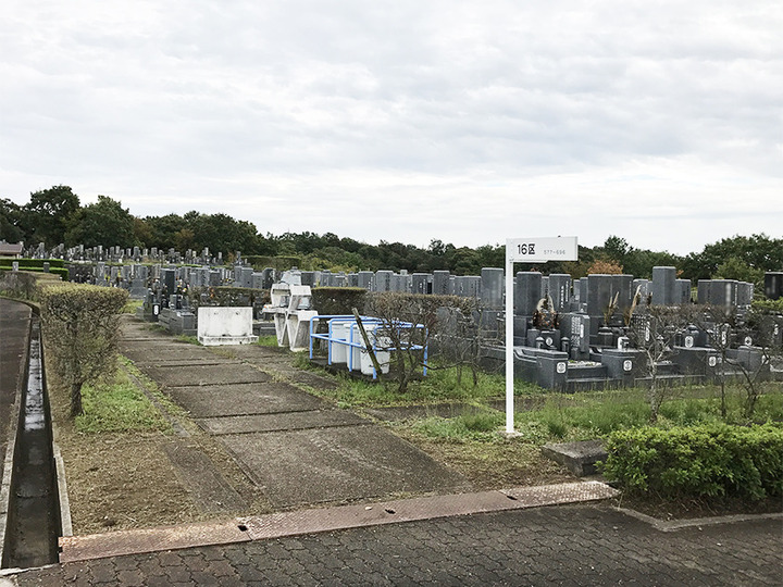 神戸市立　西神墓園の全体写真