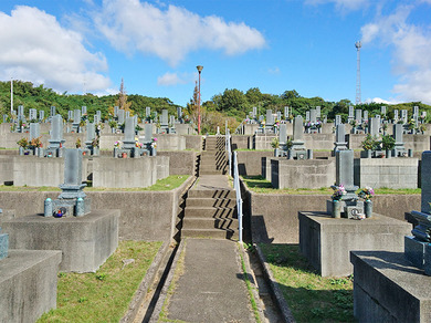 大田市営　神子路墓地の外観
