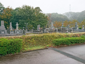 益田市営　笹倉墓地公園の全体写真