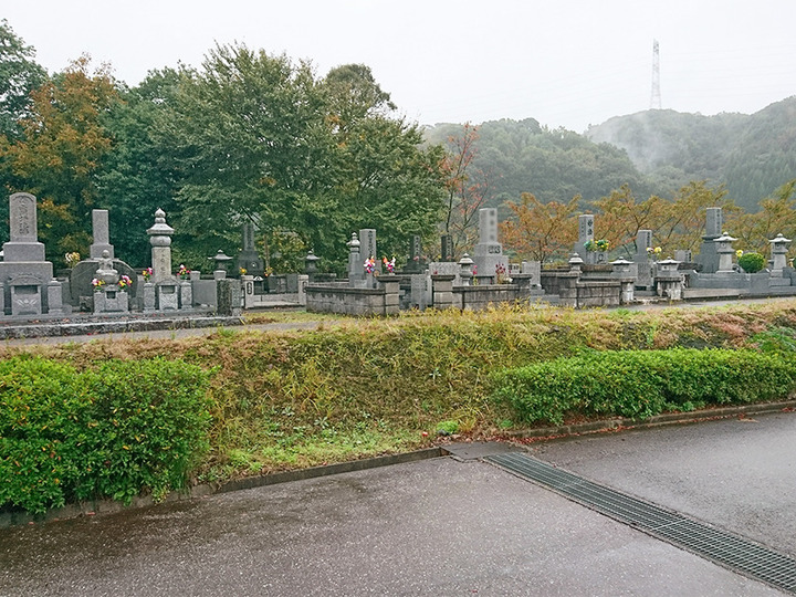 益田市営　笹倉墓地公園の全体写真