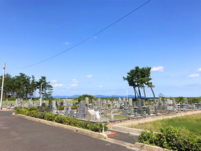 米子市営　佐陀墓苑の墓　通常区画全体
