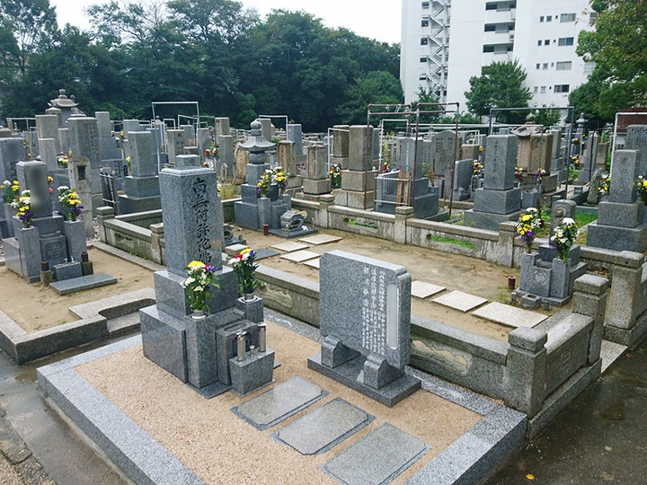 高松市営　摺鉢谷墓地の外観