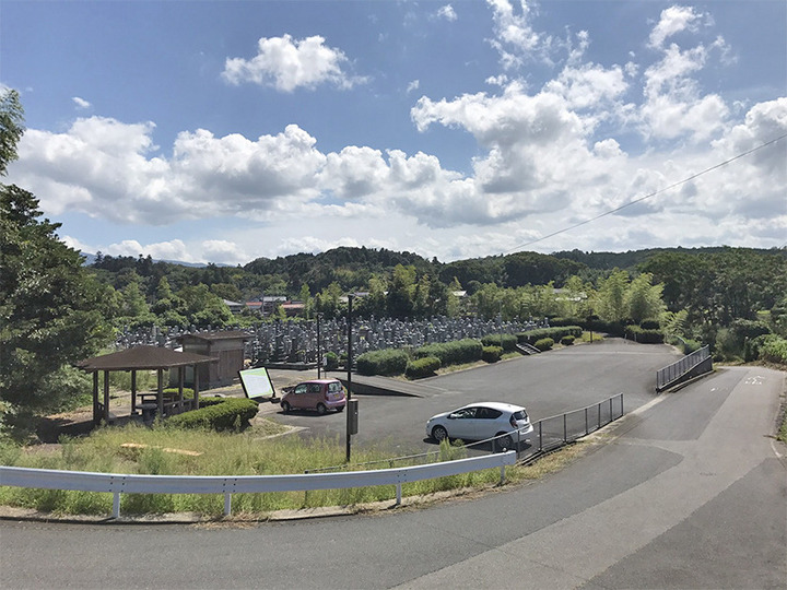 伯耆町町営公園墓地の全体写真