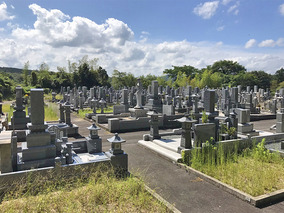 伯耆町町営公園墓地の外観
