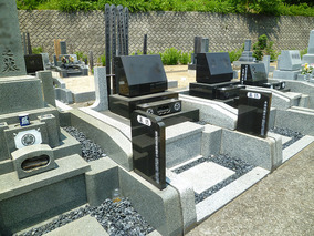 八王子萩霊園の墓　通常区画全体