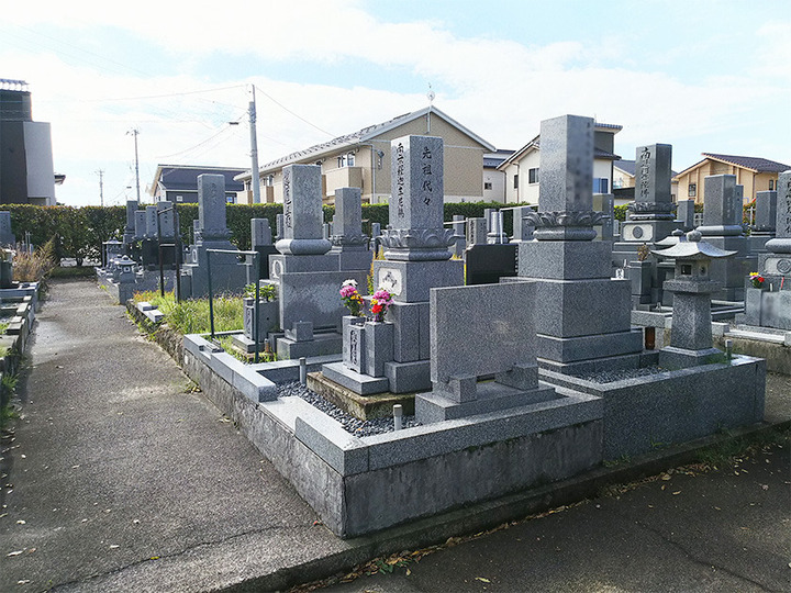 白山市営　松任相木墓地公苑の全体写真