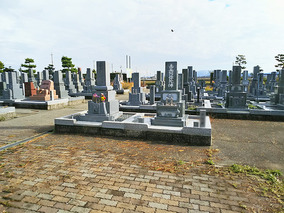 白山市営　松任北部墓地公苑の全体写真