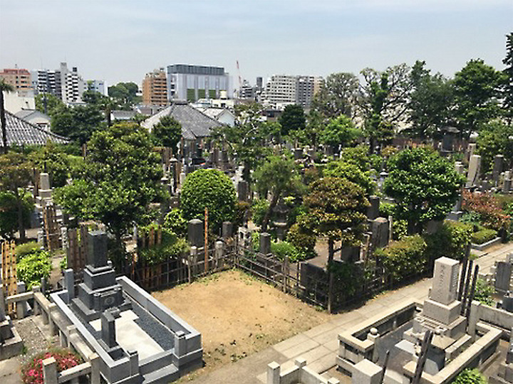 全生庵墓苑の外観