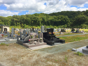 新庄墓園の墓　通常区画全体