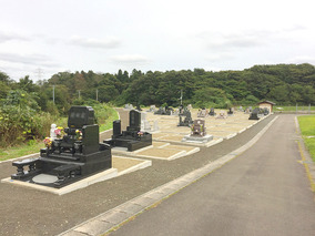 七ヶ浜町公園墓地「蓮沼苑」の墓　通常区画全体