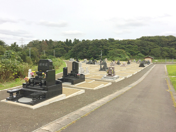 七ヶ浜町公園墓地「蓮沼苑」の墓　通常区画全体