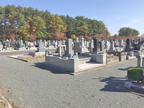 松園墓園の墓　通常区画全体