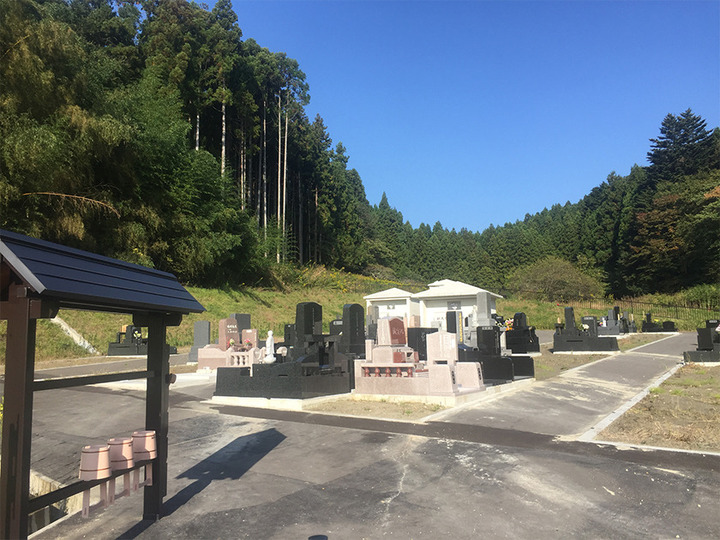 利府町営たてやま霊園の墓　通常区画全体
