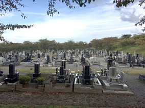 青森県八戸市 東霊園の全体写真