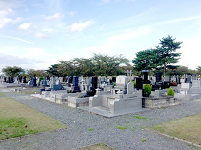 青森県八戸市 東霊園の墓　通常区画全体