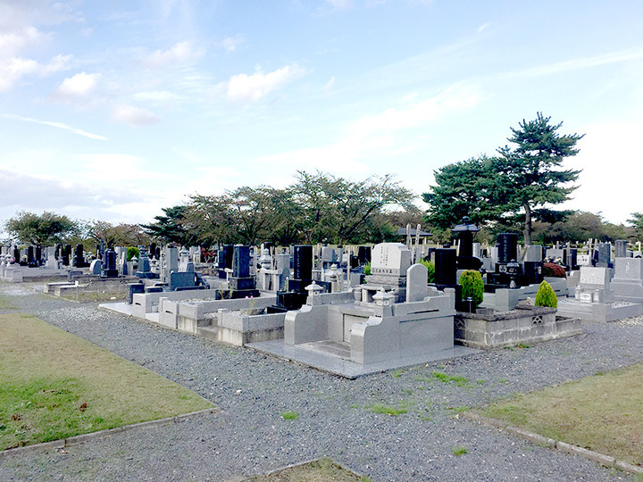 青森県八戸市 東霊園の墓　通常区画全体