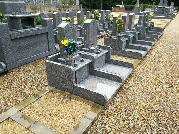 オアシス霊園 滝の墓　通常区画全体
