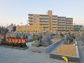 西宮市立　上田墓地の外観
