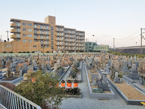 西宮市立　上田墓地の全体写真