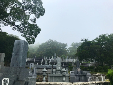 別府市営　鉄輪墓地の外観