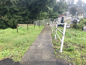 別府市営　鉄輪墓地の入り口