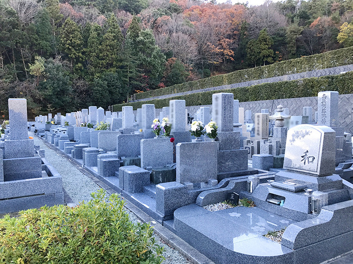 川西市公営霊園の全体写真