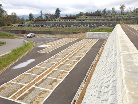 喜多方市上ノ山墓地公園の全体写真