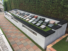 シーサイドメモリアルの樹木葬　区画全体