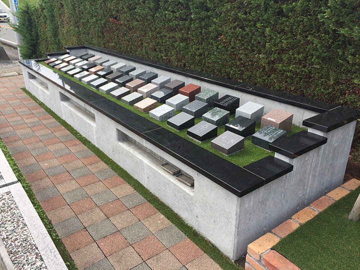 シーサイドメモリアルの樹木葬　区画全体