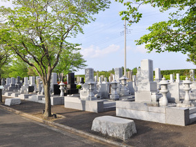 筑波茎崎霊園の墓　通常区画全体