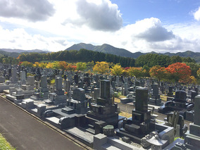 弘前市墓地公園の全体写真