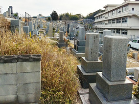 福山市木之庄町尾之上共用墓地の墓　通常区画全体