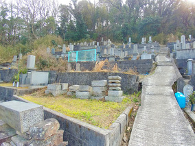 福山市　内海町町共用墓地の全体写真